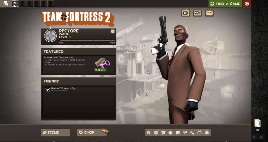 افزایش اینونتوری بازی Team Fortress​ 2