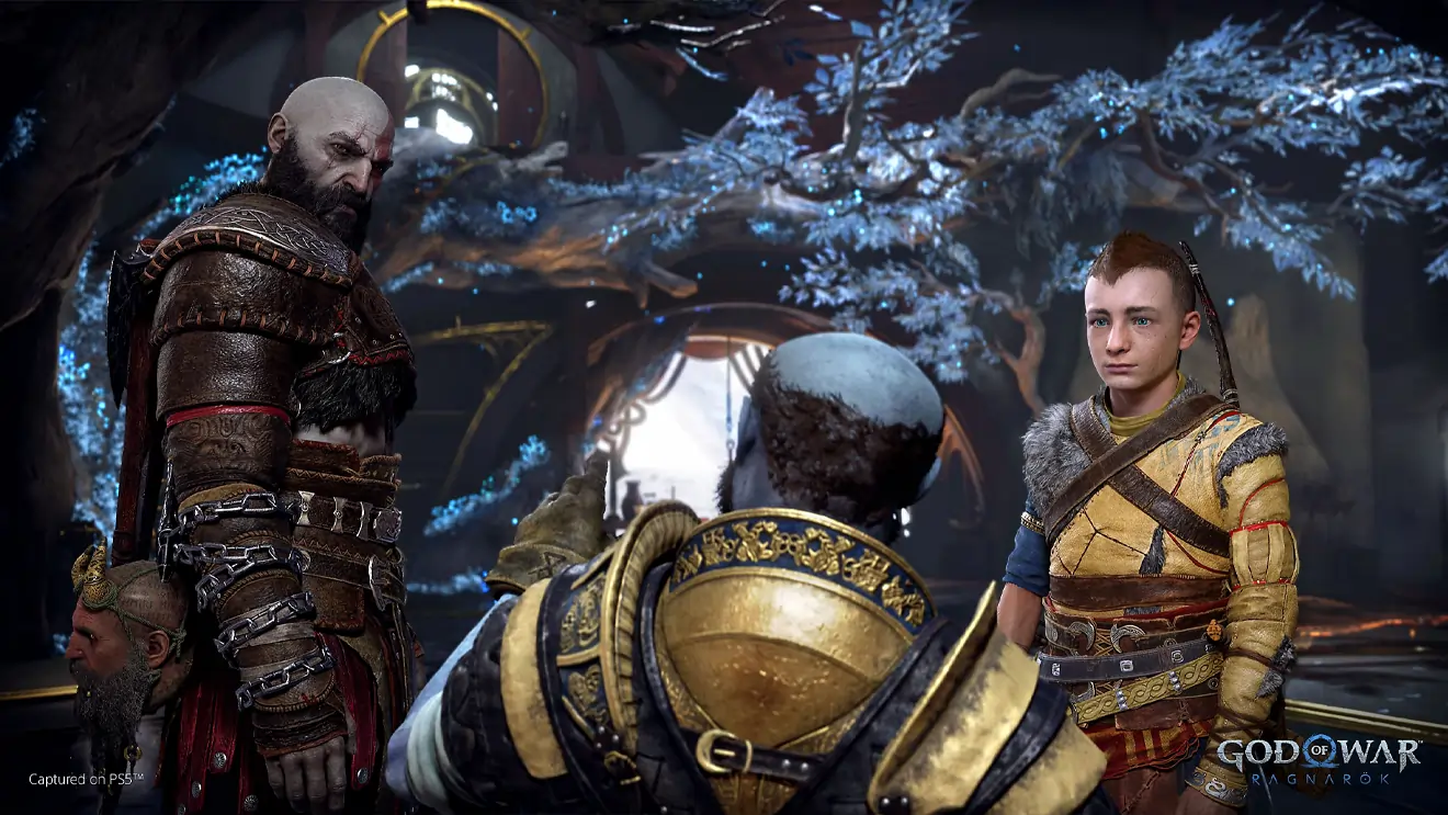 آترئوس و کریتوس در این نسخه می توانید در قسمت هایی از god of war ragnarok با هر شخصیت بازیی کنید.